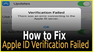 How to Fix Apple ID Verification Failed on iPhone Solved #cisoleya #appleid #verification