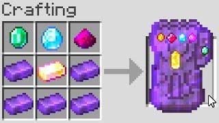 Minecraft UHC but you can craft a "netherite gauntlet"..