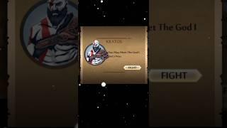 Shadow Fight 2 Edit  Sing for the moment Kratos (GOD OF WAR)