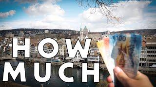 What I spend in a day in Zurich (Switzerland)