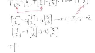 Action of a Linear Transformation