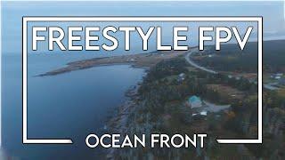 Ocean Front Freestyle FPV | East Coast Ocean Sunset | Percé, Quebec Canada RAW RIP