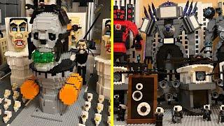 LEGO Skibidi Toilet: Cameramen Army VS Toilet Army!