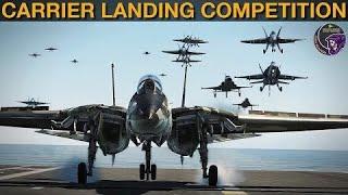 EXTREME Carrier Landing Skill Competition - Nov 2021 | DCS WORLD