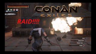 CONAN EXILES Raid Shenanigans #shorts (PS4)