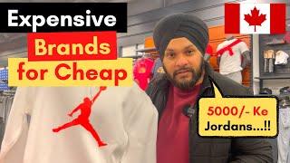 Expensive brands for Cheap in Canada | Shopping Vlog in Canada | Gursahib Singh