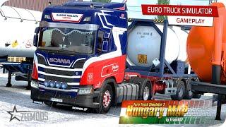 ETS 2  HUNGARY MAP  Next Gen SCANIA (Scania DC13-NG standard-piped Sound by ZEEMODS) 2K