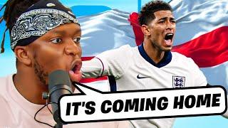 KSI REACTS TO THE EUROS ENGLAND SQUAD