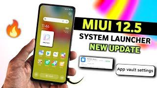 MIUI 12.5 New System Launcher Update New MIUI 13 Widgets