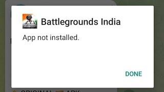 How fo fix BGMI APP NOT Installed problem 2023 | Battleground Mobile India App not Installed