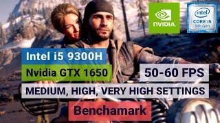 Days Gone 2021 | GTX 1650 + Intel i5 9300H| 1080p | All Settings Gameplay Test