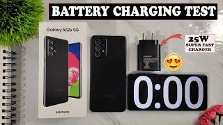Samsung a52s charging test 25 watt