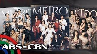 Bigating Pinay celebrities sanib-puwersa sa Metro magazine shoot | TV Patrol