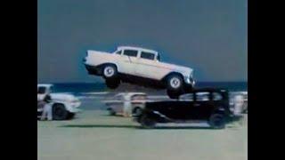 Thrill Driver s Choice 1956 Chevrolet Film converted to Color - Joie Chitwood.