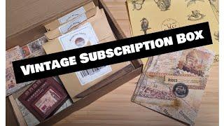 Your Creative Studio Box - OMG!! So Many Vintage Goodies, Ephemera, Stickers, Stamps & More!