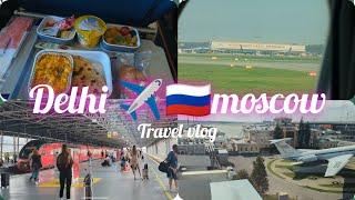 Delhi to Moscow by aeroflot/su223 airbus