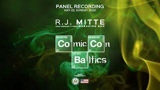 RJ Mitte Panel - Justinas Jankevičius - Comic Con Baltics 2022