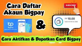 Cara daftar Akaun Wallet Bigpay & Tempah Kad Bigpay