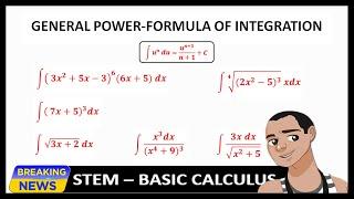 GENERAL POWER-FORMULA OF INTEGRATION