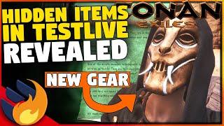 I MADE A BREAKTHROUGH! HIDDEN TESTLIVE ITEMS/GEAR?! - PUZZLE | Conan Exiles |