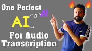 One perfect AI tool for Audio Transcription || Convert Audio to Text