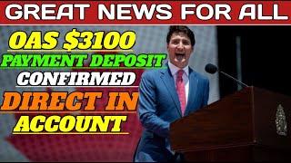 Finally it Happened! OAS Increased By Justin Trudeau For All Canadian Retirees About $3100 This Mon