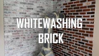 HOW TO WHITEWASH BRICK