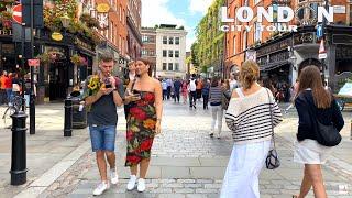 LONDON CITY TOUR | Covent Garden London 2023 | Central London Walk 4K