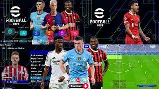 eFootball PES 2025 PPSSPP Download Update UCL New Kits 24/25 Season & New Transfers Best HD Graphics