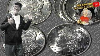 Red's Coins & Collectibles Live Flash Morgan Dollar Donation Razz!