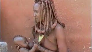 African Himba Women Breastfeeding