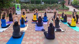 A Fun Outdoor Yoga Session With Our Yoginis!