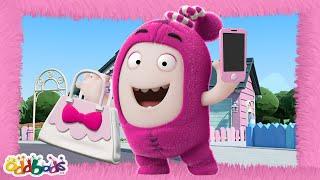 Pink Makes Newt Happy When She's Feeling Blue!  | Oddbods Cartoons | Funny Cartoons For Kids