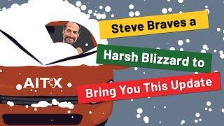 $AITX, the Hot AI Stock, CEO Steve Reinharz Battles a Blizzard to Deliver Big AITX News! 