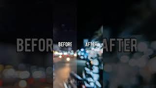 Bokeh Shoot | Neon Street Night Light Bokeh | Lightroom Preset #shorts