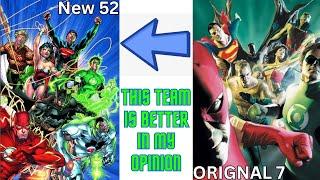 Why I prefer The New 52 Justice League team then the original 7 Justice League team (Ghost talk)