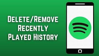 How To Delete/Remove Recently Played On Spotify 2023