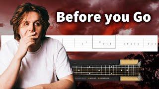 Lewis Capaldi - Before You Go - Guitar tutorial (TAB)