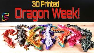 How many Dragons did I 3D Print this week?!?!