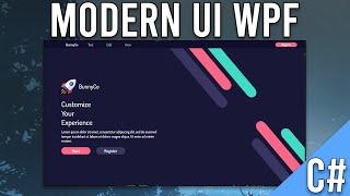 C# WPF Modern UI Flat Design Tutorial