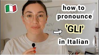 How to pronounce GLI sound (ʎ) as in FIGLIA, AGLIO, VOGLIO, ecc, in Italian language (Sub ITA)