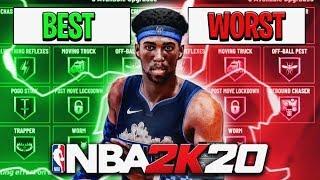 THE BEST & WORST BADGES FOR ALL BUILDS IN NBA 2K20! COMPLETE BREAKDOWN OF ALL BADGES! NBA 2K20 TIPS