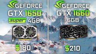 GTX 1650 Super vs GTX 1660 Test in 10 Games