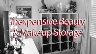Inexpensive Beauty & Makeup Organization | Erin Applebee