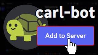 How To Add Carl-Bot To Discord Server (EASY)