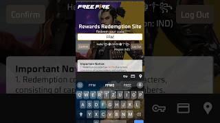 today free fire redeem code site garena free fire redeem code date 21 2024 #freefireredeemcodetoday