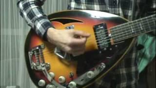 Vox Starstream V269 Guitar (6 string) demonstration of guitar and effects