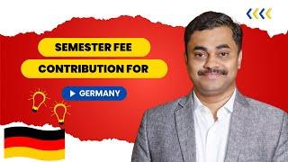 What is Semester Fee Contribution for Germany  | Maven Consulting Services  #studyingermany