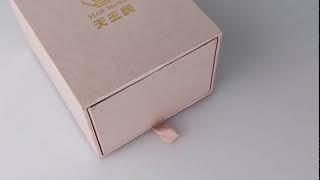 Custom Pink watch box for Tianwang watch