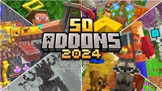 TOP 50 ADDONS DE 2024 PARA MINECRAFT PE (BEDROCK)